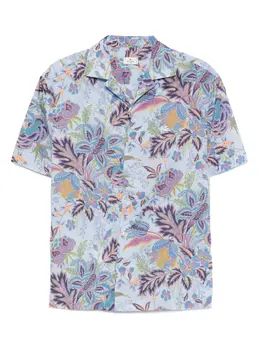 ETRO: Рубашка с растительным принтом 