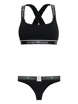 Emporio Armani: Чёрный бюстгальтер 