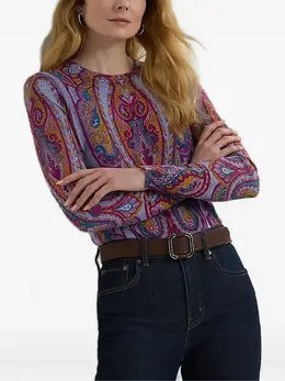 Lauren Ralph Lauren: Свитер с принтом 