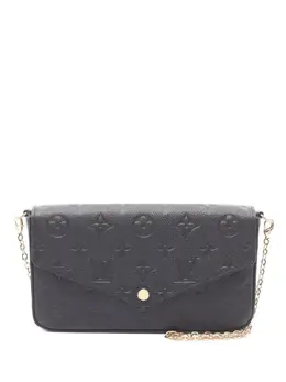 Louis Vuitton Pre-Owned: Чёрный кошелёк 
