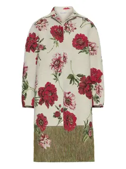Oscar de la Renta: Жаккардовое пальто 