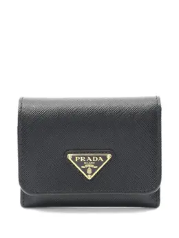Prada Pre-Owned: Чёрный кошелёк 