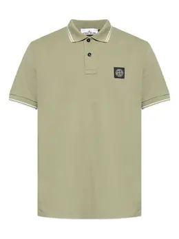 Stone Island: Зелёное поло 