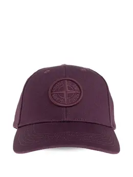 Stone Island: Бордовая кепка  Compass