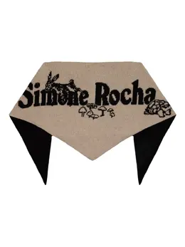 Simone Rocha: Бежевый шарф 