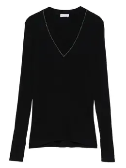Brunello Cucinelli: Свитер с v-образным вырезом 