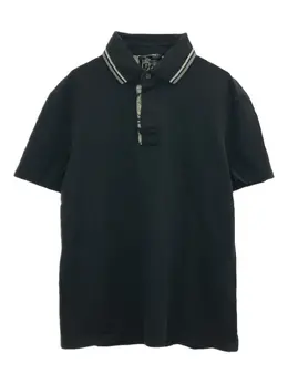 Versace Pre-Owned: Чёрное поло 