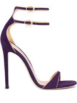 Gianvito Rossi: Фиолетовые босоножки 