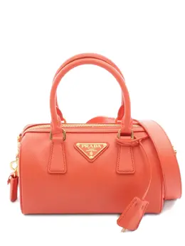 Prada Pre-Owned: Оранжевая сумка 