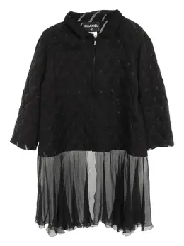 CHANEL Pre-Owned: Чёрная куртка 
