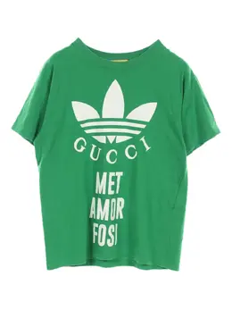 Gucci Pre-Owned: Зелёная футболка 