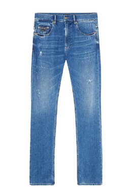 Versace Jeans Couture: Голубые джинсы 