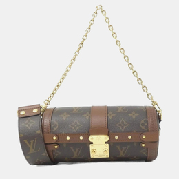 Louis Vuitton: Коричневая сумка  Papillon