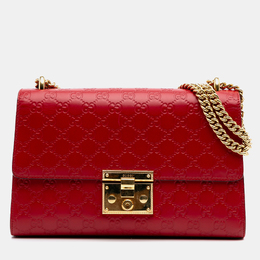 Gucci: Красная сумка  Padlock