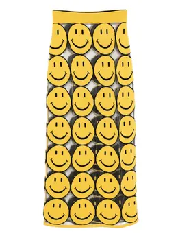 Moschino: Юбка с принтом 