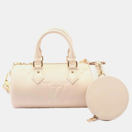 Louis Vuitton: Белая сумка  Papillon