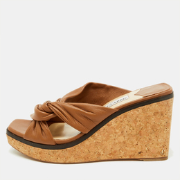 Jimmy Choo: Коричневые сандалии  Narisa