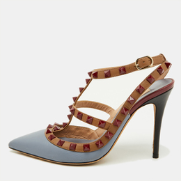 Valentino: Голубые туфли  Rockstud