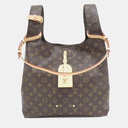 Louis Vuitton: Коричневая сумка 