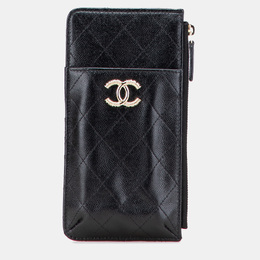 Chanel: Чёрный картхолдер 