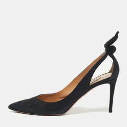 Aquazzura: Чёрные туфли  Bow Tie