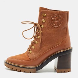 Tory Burch: Коричневые ботинки  Miller