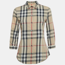 Burberry: Бежевая рубашка 
