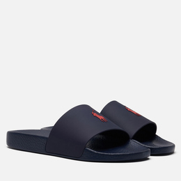 Polo Ralph Lauren: Синие шлёпанцы 