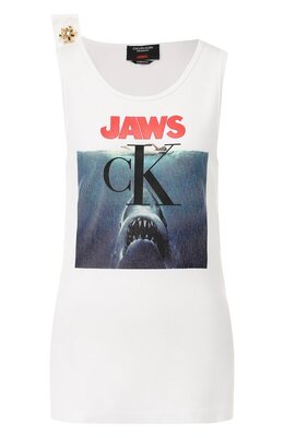 CALVIN KLEIN 205W39NYC: Хлопковая майка 