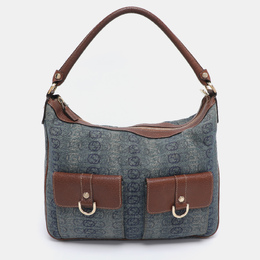 Gucci: Голубая сумка  GG