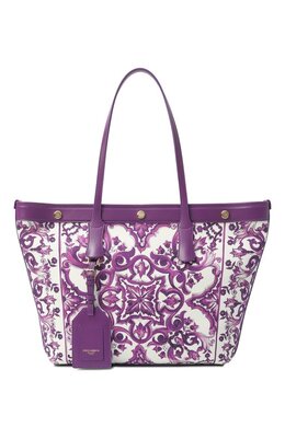 Dolce & Gabbana: Фиолетовая сумка 