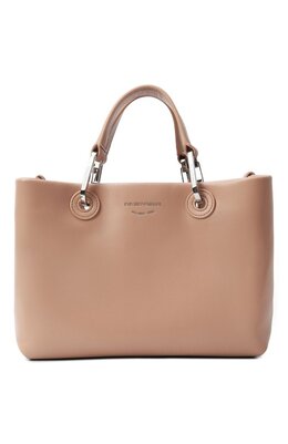 Emporio Armani: Бежевая сумка 