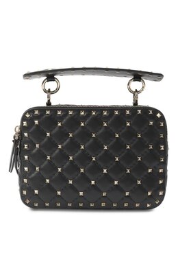 Valentino: Чёрная сумка  Rockstud Spike