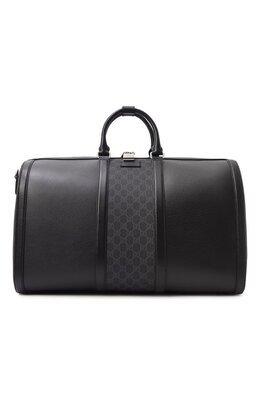 Gucci: Чёрная сумка  GG Supreme