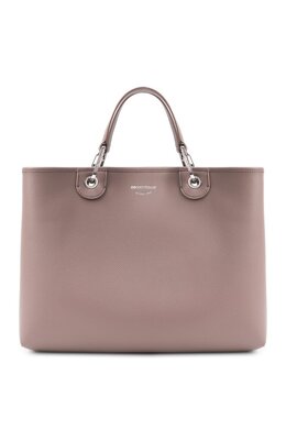Emporio Armani: Бежевая сумка 