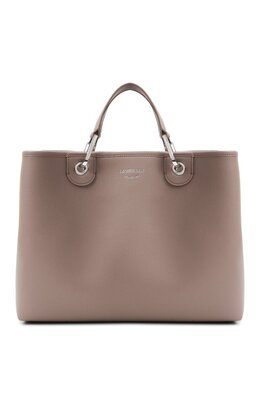 Emporio Armani: Бежевая сумка 