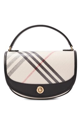 Burberry: Белая сумка 