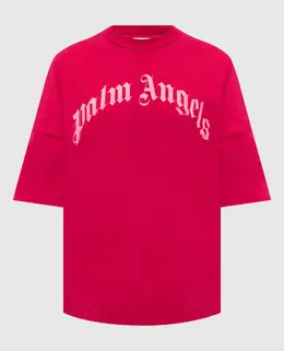 Palm Angels: Розовая футболка 