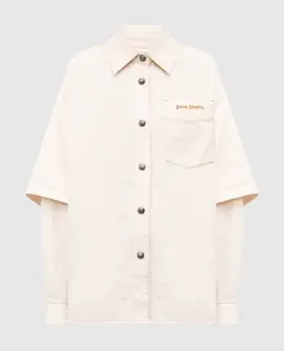 Palm Angels: Бежевая рубашка 