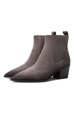 Santoni: Серые ботинки 