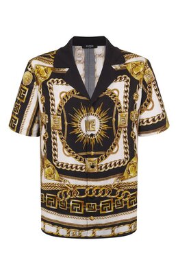 Balmain: Рубашка из вискозы 