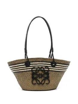 LOEWE: Сумка  Anagram цвета хаки