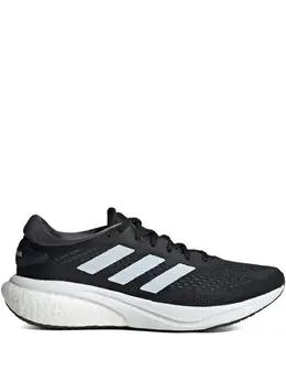 adidas: Чёрные кроссовки  Supernova