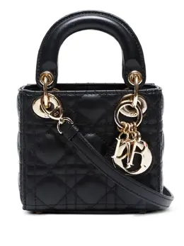 Christian Dior Pre-Owned: Чёрная сумка-шоппер 