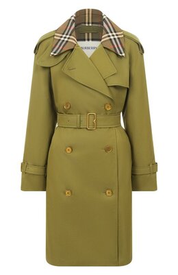 Burberry: Хлопковый плащ 