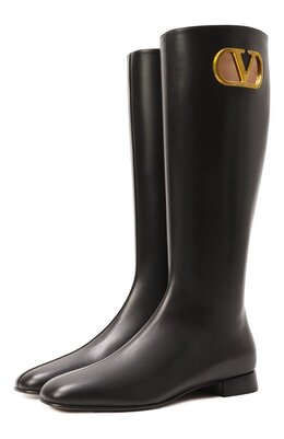 Valentino: Чёрные сапоги  VLogo Signature