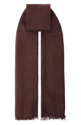 Brunello Cucinelli: Коричневый шарф 