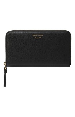 Emporio Armani: Чёрный кошелёк 