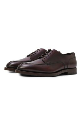 Brunello Cucinelli: Бордовые туфли 