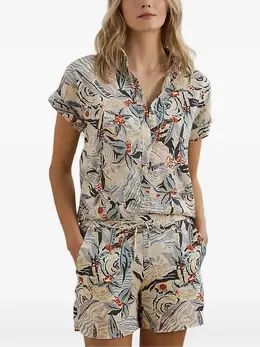 Lauren Ralph Lauren: Топ с растительным принтом 